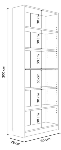 Bibliotecă Boala 80 (alb). Promo -20%. 1153290
