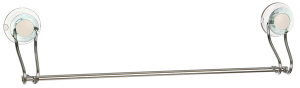 BISK Erga GECO, suport pentru prosoape 1 braț 460 mm pentru ventuze, crom transparent, ERG-06728