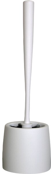 BISK Erga Ida, perie de toaleta din plastic pentru picioare, alba, ERG-07248