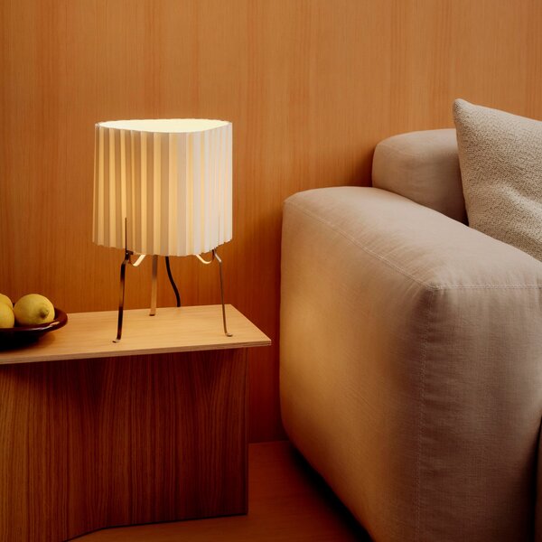Lampă de masă HAY, Canelé, Alb, Camera de zi, Țesătură / Textil, Design