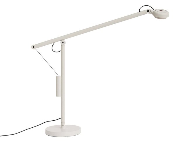 Lampă de masă HAY, Fifty-Fifty, reglabil, Gri, Studiu / Birou, Aluminiu, Design
