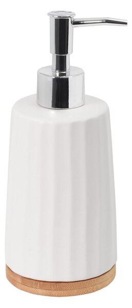 BISK Erga Kido, dozator de săpun ceramic, pe picioare, alb-maro, ERG-08402