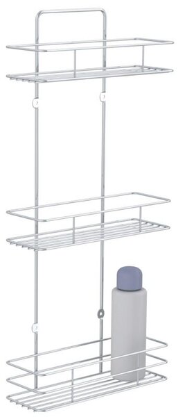 Erga Miko S3, poliță pe trei nivele 23x8x51 cm, crom, ERG-YKA-E.MIKO S3