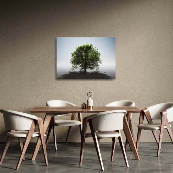 Tablou pe sticlă - Copacul singuratic (70x50 cm)