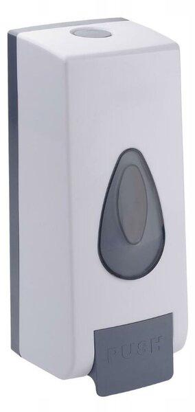 BISK Erga M1, dozator de săpun lichid 600ml, alb-gri, ERG-08074