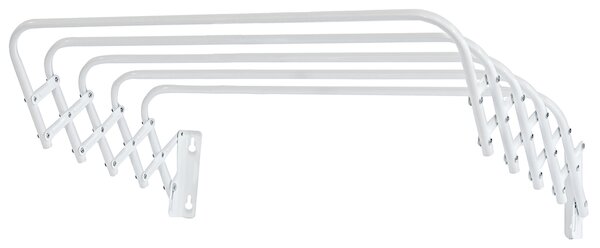 Erga Model 103 super, uscator de rufe pliabil montat pe perete 60,5x9x15 cm, alb, ERG-SEP-10SUSHARSUP60