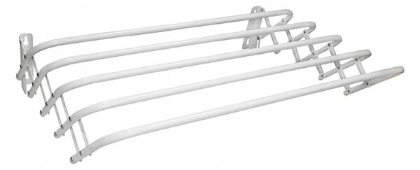 Erga Model 103 super, uscator de rufe pliabil montat pe perete 60,5x9x15 cm, alb, ERG-SEP-10SUSHARSUP60