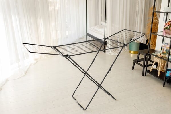 Erga Model 107 Negru, uscator de rufe 178,5x54x104,5 cm, negru, ERG-SEP-10SUSLA107BLA