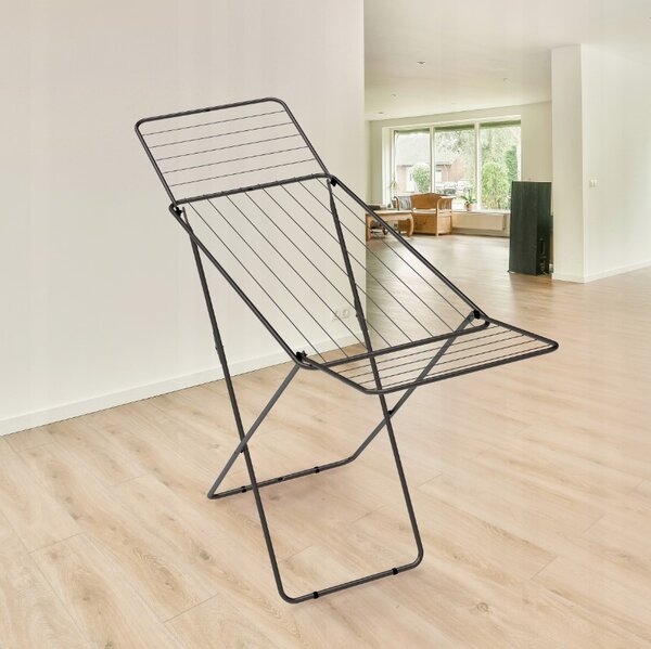 Erga Model 107 Negru, uscator de rufe 178,5x54x104,5 cm, negru, ERG-SEP-10SUSLA107BLA