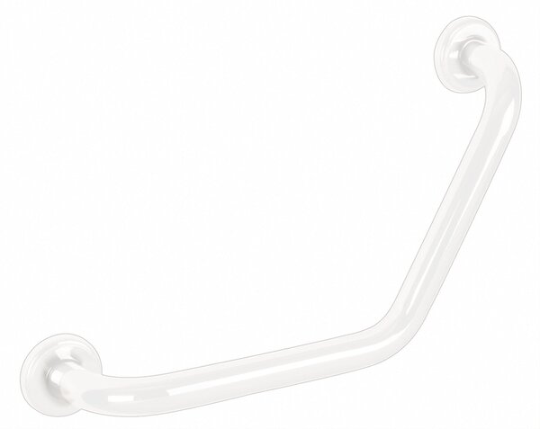 BISK Erga Niagara, mâner curbat din oțel inoxidabil 440 mm, alb, ERG-04791