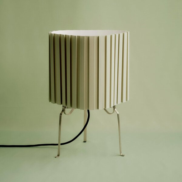 Lampă de masă HAY, Canelé, Verde, Camera de zi, Țesătură / Textil, Design
