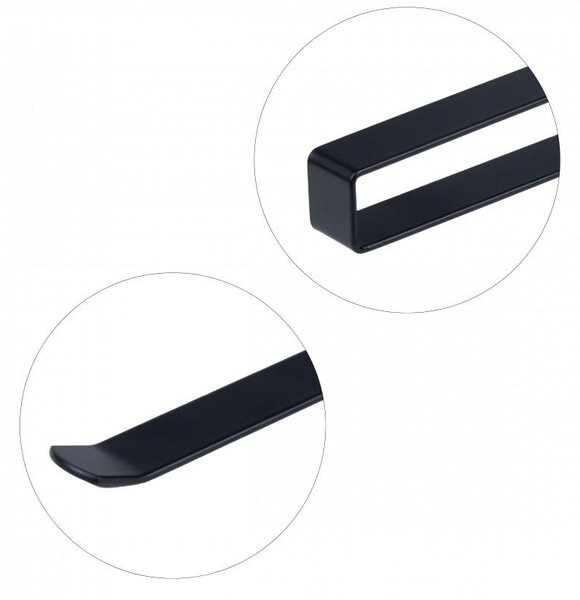 Erga Passo, suport pentru prosoape de hârtie de bucătărie 26,5 cm, negru mat, ERG-YKA-CH.PASSO