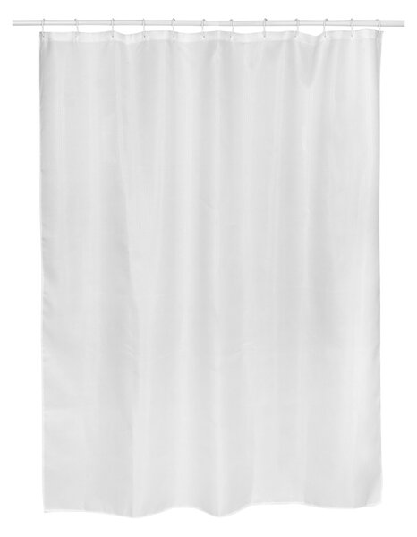 BISK Erga RIST, perdea de dus cu carlige (12 buc) 200x180 cm, alb, ERG-08377