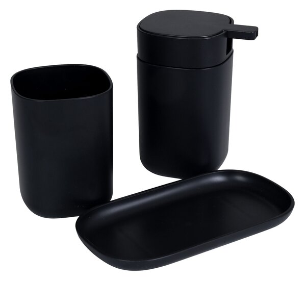 BISK Erga Zelda, dozator de săpun stand-up, negru mat, ERG-08285