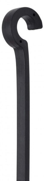 Erga Wiki, coș de baie, organizator suspendat 31x88 cm cu ventuze, 3 rânduri, negru mat, ERG-YKA-CH.WIKI-3-BLK