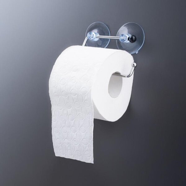 Erga Erga, suport hârtie igienică pentru ventuze, crom, ERG-YKA-E.PT110
