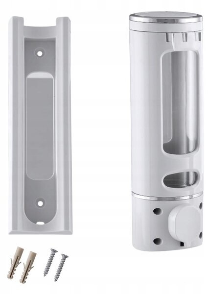 Gamma Accesorii Gamma, dozator de sapun de perete 400ml AH50, alb, GMA-DOZS-WH