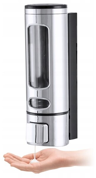 Gamma Accesorii Gamma, dozator de sapun de perete 400ml AH50, crom, GMA-DOZS-CH