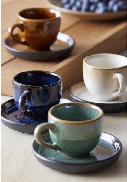 Ceașcă verde pentru espresso din ceramică 70 ml Gastro Green/Black – Bitz