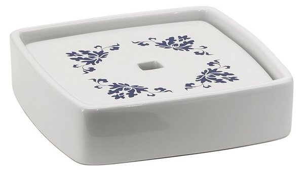 Gedy Gedy, săpună în picioare CIXI, porțelan, albastru/alb, CX1189