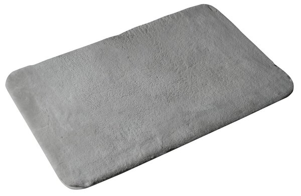 Gedy Gedy, covoraș de baie FUZZY, 50x80 cm, 100% poliester, antiderapant, gri, 96FY508008
