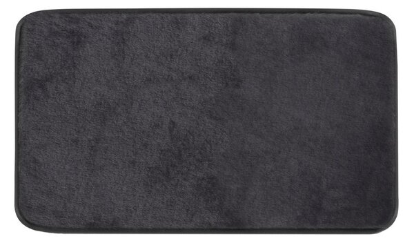 Gedy Gedy, covoraș de baie FUZZY, 50x80cm, 100% poliester, anti-alunecare, negru, 96FY508014