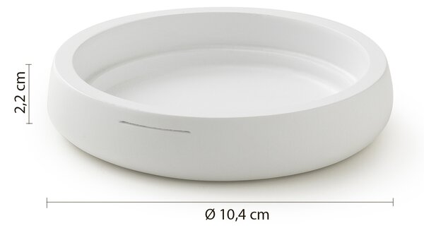 Gedy Gedy, sapuniera in picioare KIRA, mat alb, KI1102