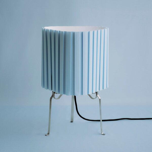 Lampă de masă HAY, Canelé, Albastru, Camera de zi, Țesătură / Textil, Design