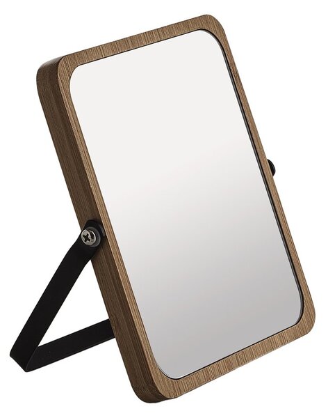 Gedy Gedy, oglinda cosmetica in picioare MIDORI, 162x185mm, fata-verso, negru/bambus, 2106