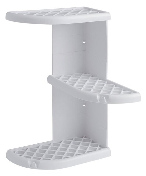 Gedy Gedy, Raft de colt OSCAR 230x375x230 mm, plastic ABS, alb, 8579