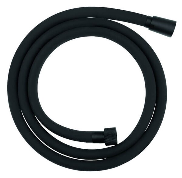 Laveo Pretto, furtun de duș din silicon 150 cm, negru, LAV-CRP_74PD
