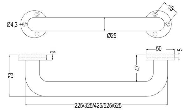 Mereo Mereo, Mâner drept, alb, MER-KD800