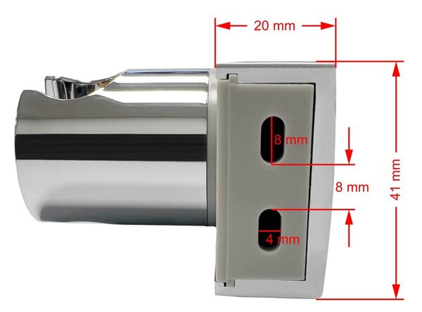 Mereo Mereo, Suport dus plastic / crom, MER-CB566A
