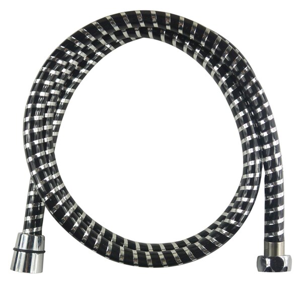 Mereo Mereo, Furtun dus 150 cm, negru - crom, MER-CB110B