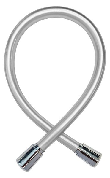 Mereo Mereo, Furtun de duș 55 cm, racord, gri-argintiu, MER-CB111KS