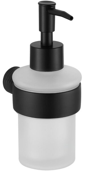 Mexen Base, dozator de săpun de perete, negru mat, 70882388-70