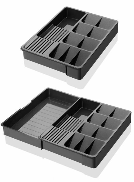 Organizator tacamuri KASNDY01 Gri 50x40x6.5 cm