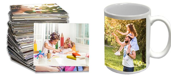 Pachet Promotional 110 Foto 10x15 cm Cana Personalizata Cadou