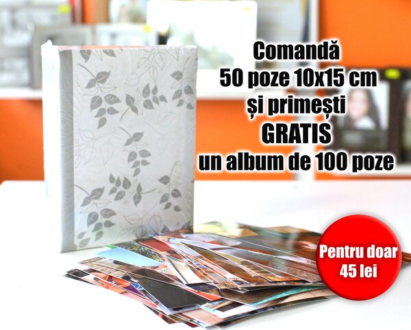 Pachet promotional 50 poze si album gratis