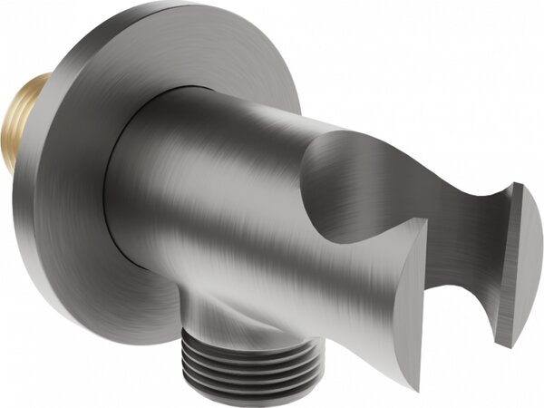 Mexen KAI, racord de duș de mână de colț ascuns 1/2", grafit, 79301-66