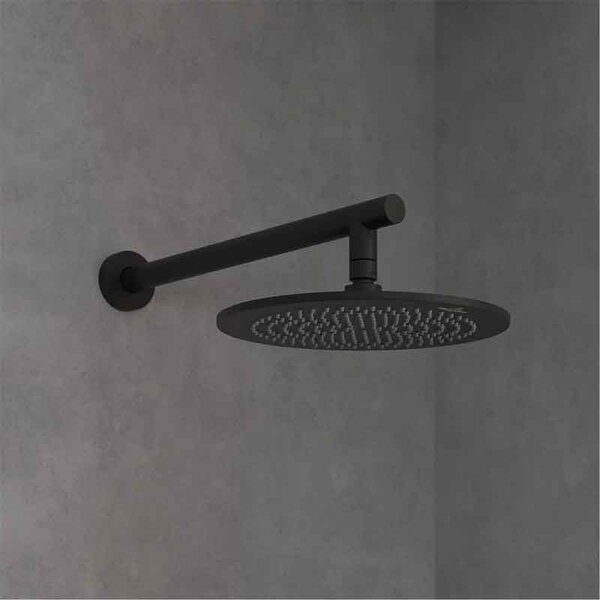 Cap de duș Villeroy&Boch, Universal Showers, Ø25 cm, negru mat