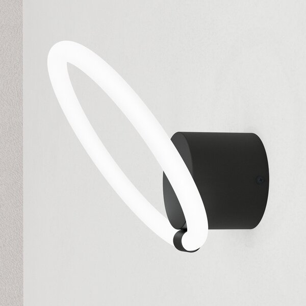EGLO Caranacoa aplică de perete LED, Negru, Camera de zi / sufragerie, Metal, Modern