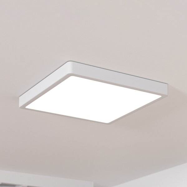 EGLO Panou cu LED montat pe suprafață Fueva 5 IP20 830 alb 28,5x28,5 cm, Alb, Camera de zi / sufragerie, Metal, Modern
