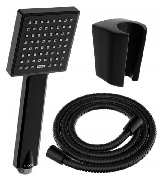 Accesorii Mexen - Set de duș manual 1 punct R-45, negru, 785456052-70
