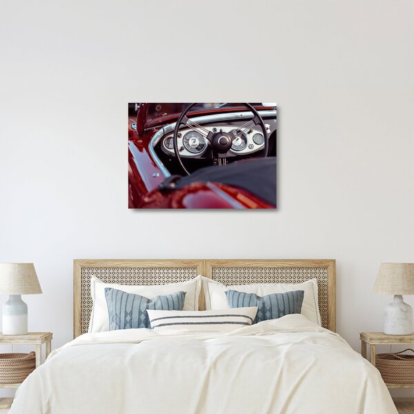 Tablou pe sticlă - Automobil (70x50 cm)