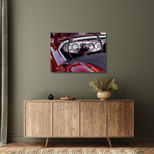 Tablou pe sticlă - Automobil (70x50 cm)