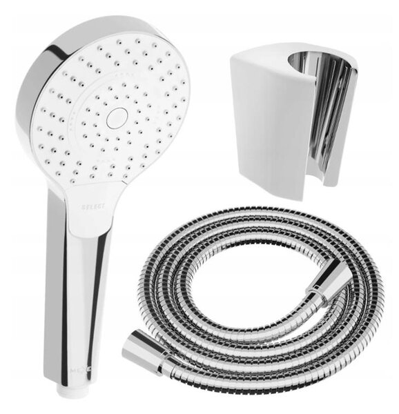 Accesorii Mexen - set dus de mana Oval R-05, 3 functii, crom, 785056052-00