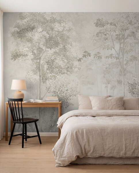 Tapet Pădure fermecătoare, Fototapet în stil oriental, u78448 : Uwalls.ro