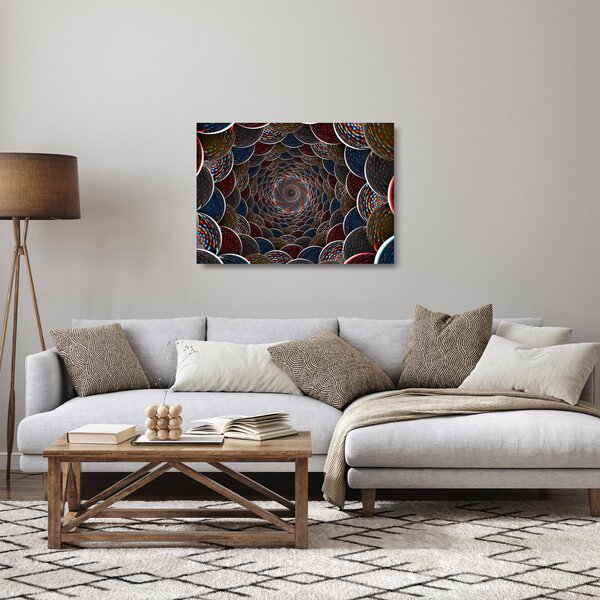 Tablou pe sticlă - Vortex (70x50 cm)