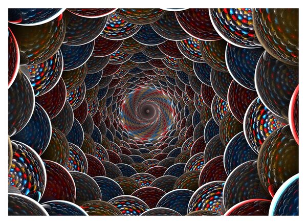 Tablou pe sticlă - Vortex (70x50 cm)